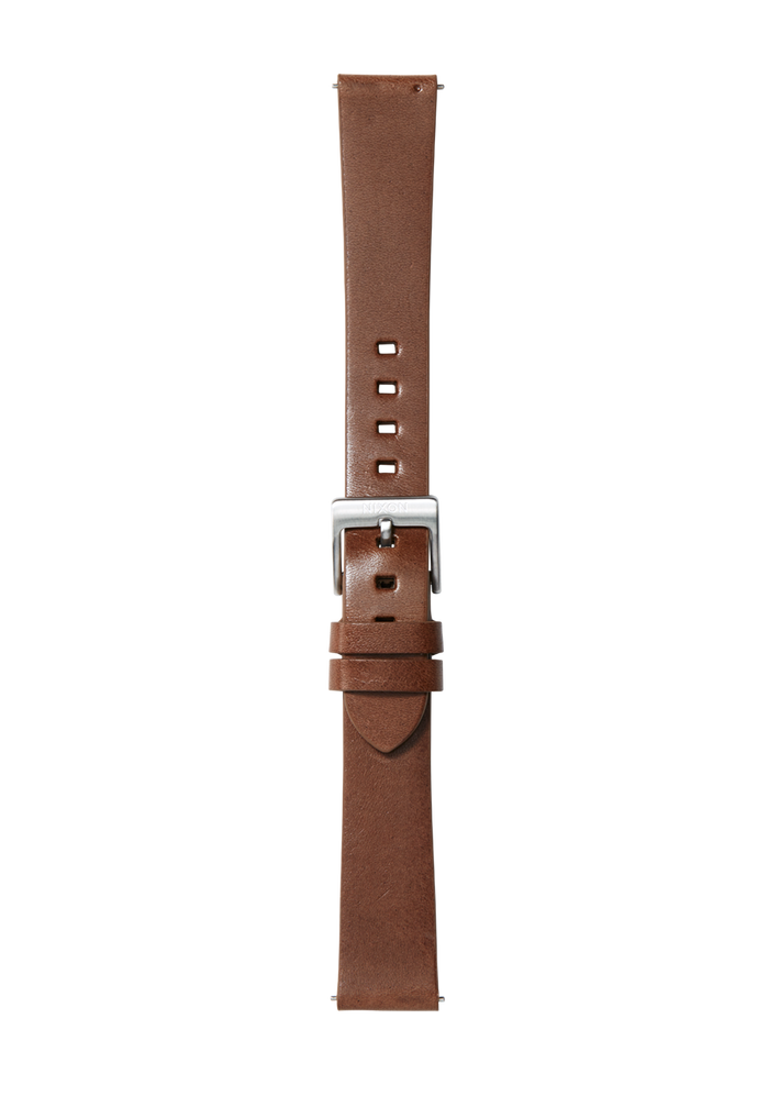 16mm Veg Tanned Leather Band Olive