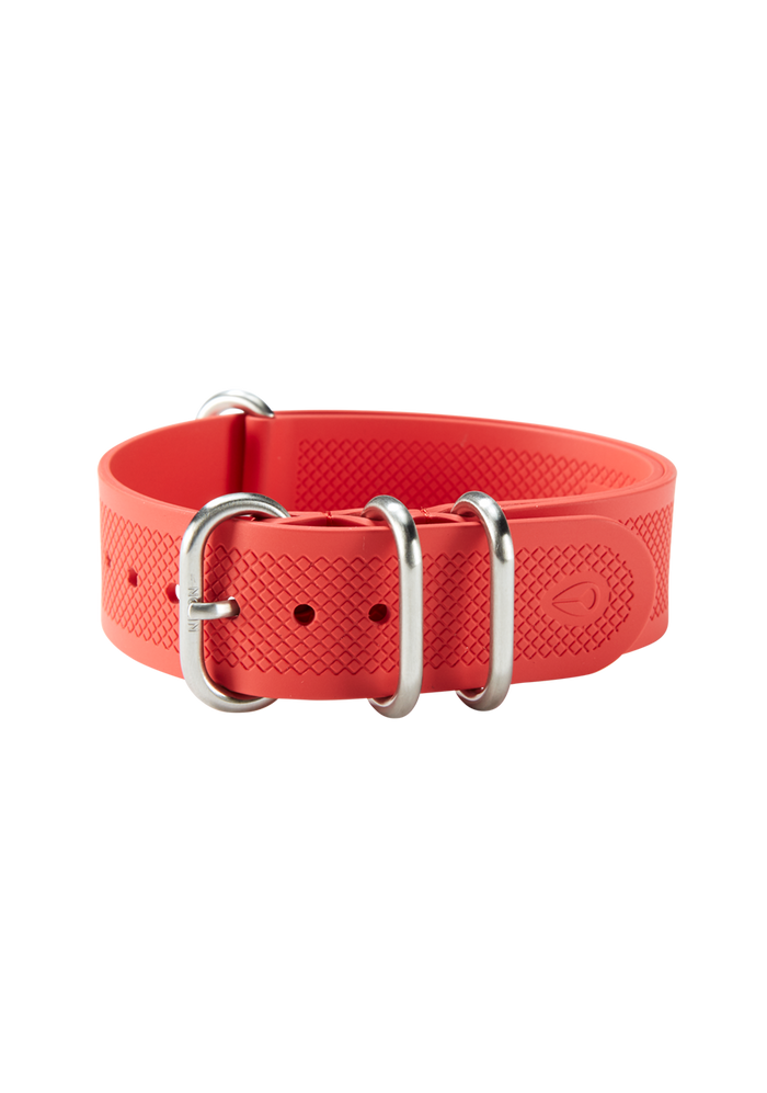 20mm One Piece FKM Rubber Strap Fire