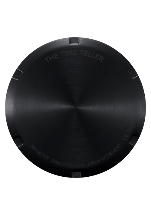 Time Teller Matte Black / Gold