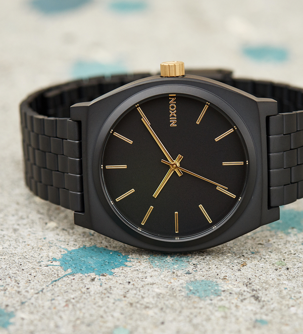Time Teller Matte Black / Gold