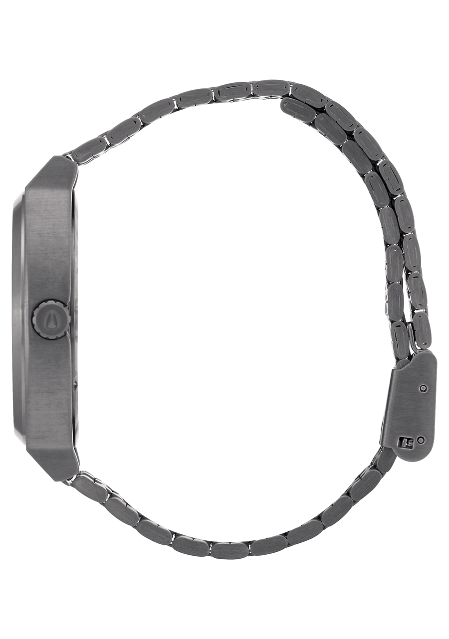 Time Teller - All Gunmetal / Green Sunray View 2