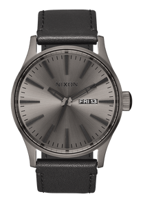 Sentry Leather Gunmetal / Black View 1