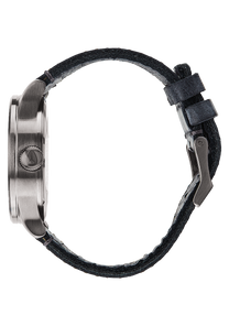 Sentry Leather Gunmetal Navy View 2
