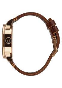 Sentry Leather Rose Gold / Gunmetal / Brown View 2