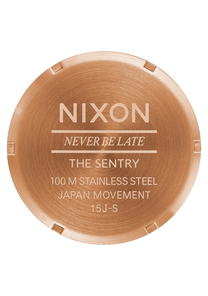 Sentry Leather Rose Gold / Gunmetal / Brown View 4