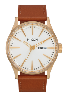 Sentry Leather Gold White Saddle