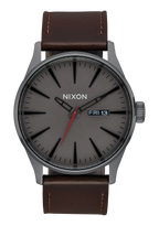 Sentry Leather Gunmetal / Black / Dark Brown