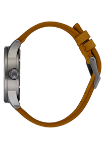 Sentry Leather Gunmetal Indigo Brown View 2