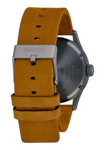 Sentry Leather Gunmetal Indigo Brown View 3