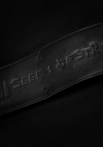 Sentry Leather Black Red Seek Destroy View 10