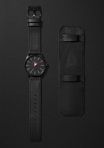 Sentry Leather Black Red Seek Destroy View 6