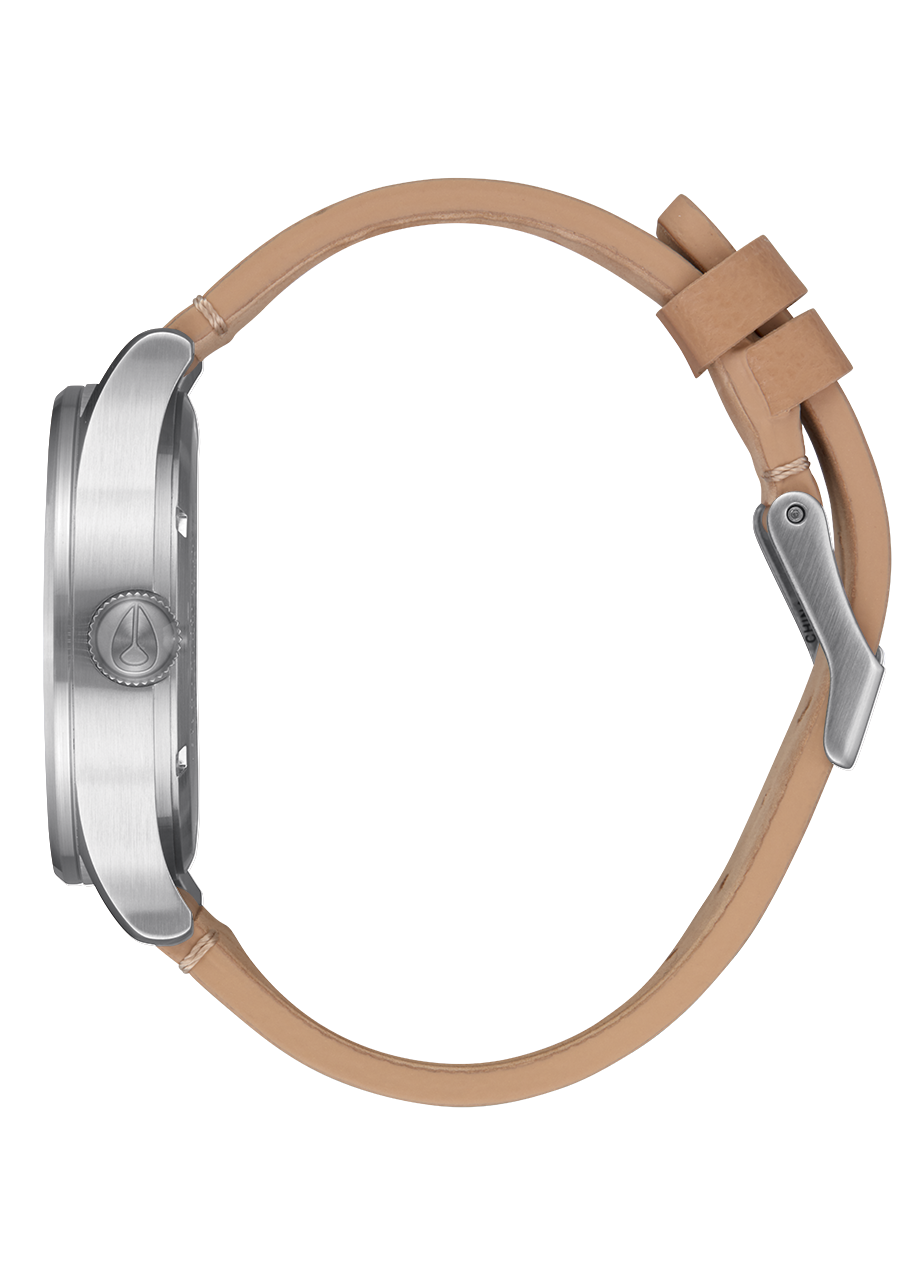 Sentry Leather All Silver / Tan View 2