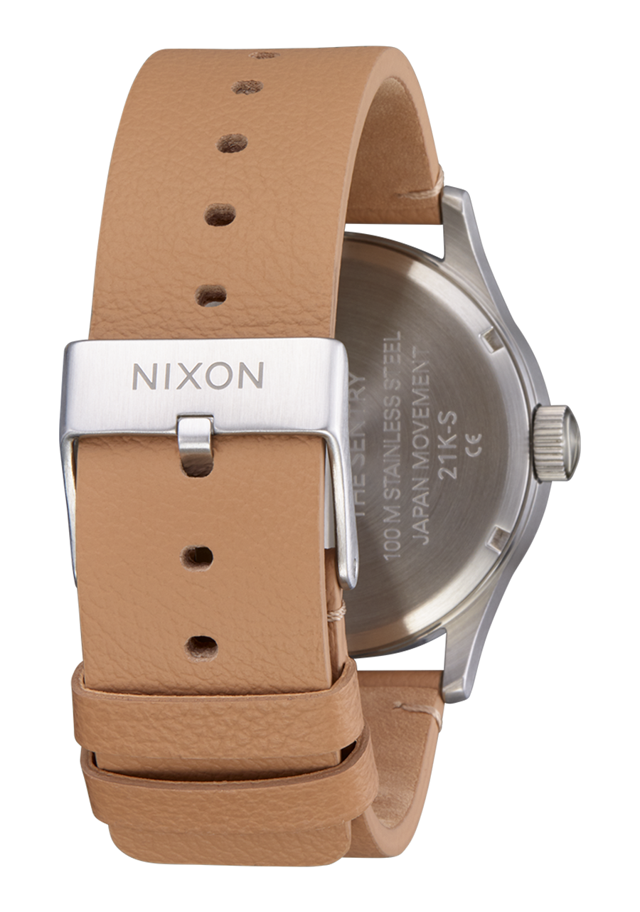 Sentry Leather All Silver / Tan View 3