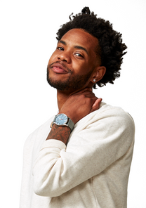 Sentry Leather Silver / Dusty Blue / Dk Forest View 6