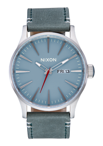 Sentry Leather Silver / Dusty Blue / Dk Forest View 1