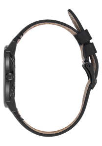 Porter Leather All Black / Gold View 2