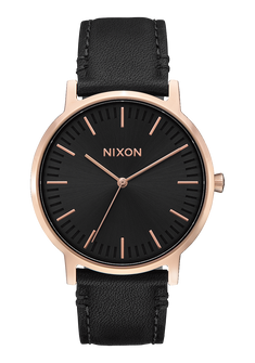 Porter Leather Rose Gold Black