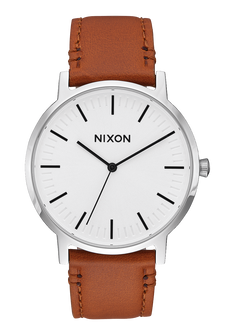 Porter Leather White Sunray Saddle