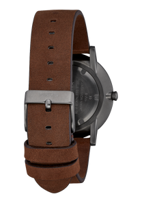 Porter Leather Gunmetal Indigo Brown View 3