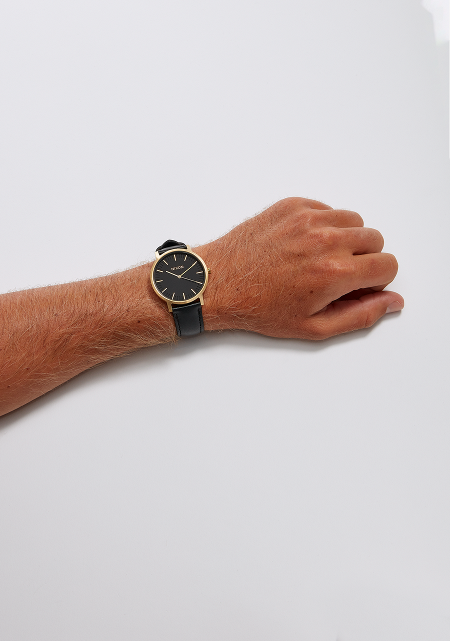 Porter Leather Gold Black View 5