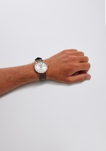 Porter Leather Navy / Brown View 5