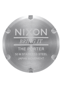 Porter Leather Navy / Brown View 4