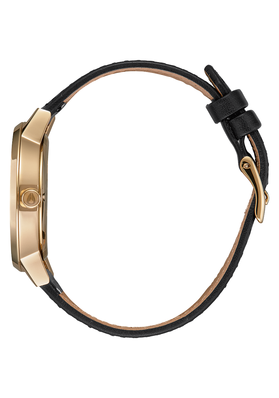 Kensington Leather Gold Black Silver View 2