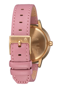 Kensington Leather Gold White Pink View 3