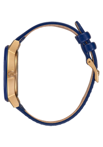 Kensington Leather Gold White Indigo View 2