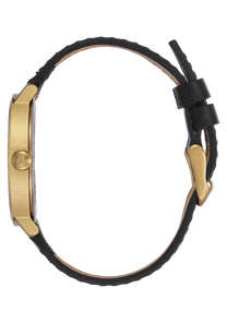 Arrow Leather Gold Black View 2