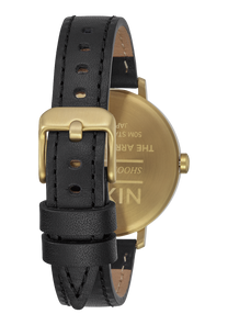 Arrow Leather Gold Black View 3