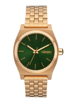 Medium Time Teller Gold / Green Sunray