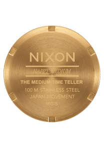 Medium Time Teller Gold / Green Sunray View 4