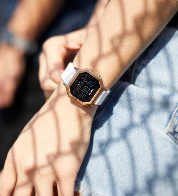 Siren Stainless Steel Rose Gold White