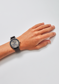 Patrol Leather Gunmetal / Gold View 5