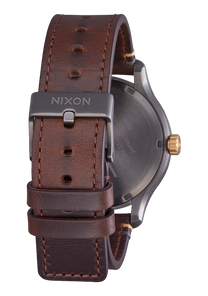 Patrol Leather Gunmetal / Gold View 3