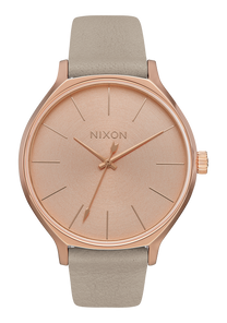 Clique Leather Rose Gold Gray View 1