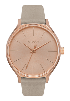 Clique Leather Rose Gold Gray