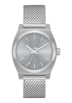 Medium Time Teller Milanese All Silver