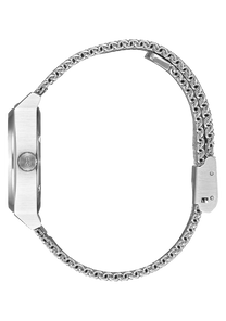 Medium Time Teller Milanese All Silver View 2