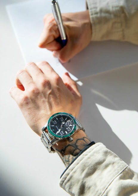 Grateful Dead Diplomatic Silver Black Green