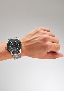 Grateful Dead Diplomatic Silver Black Green View 6