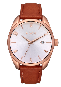 Thalia Leather Rose Gold / White