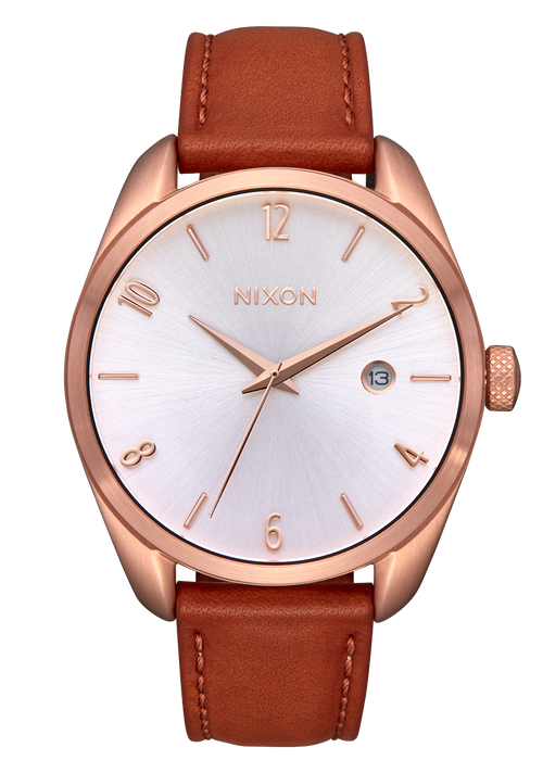 Thalia Leather Rose Gold / White