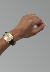 Thalia Leather Light Gold / Black View 5