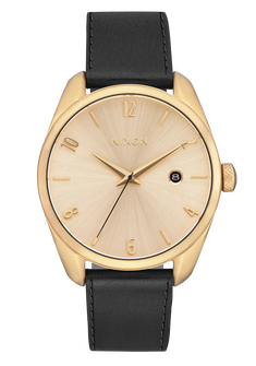 Thalia Leather Light Gold / Black