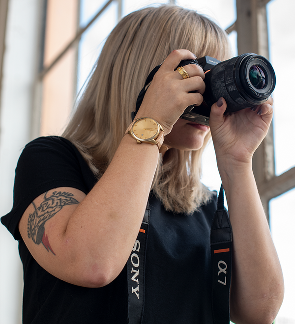 Thalia Leather Light Gold / Tan