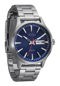 Sentry Solar Stainless Steel Navy Sunray / Silver View 2