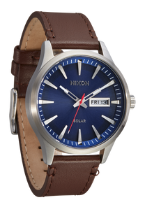 Sentry Solar Leather Navy Sunray / Silver View 2