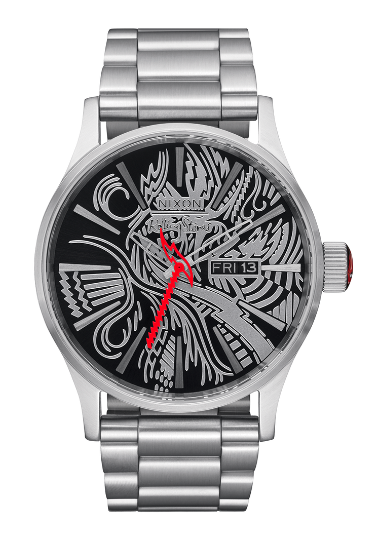 Rolling Stones Sentry Stainless Steel Silver / Black